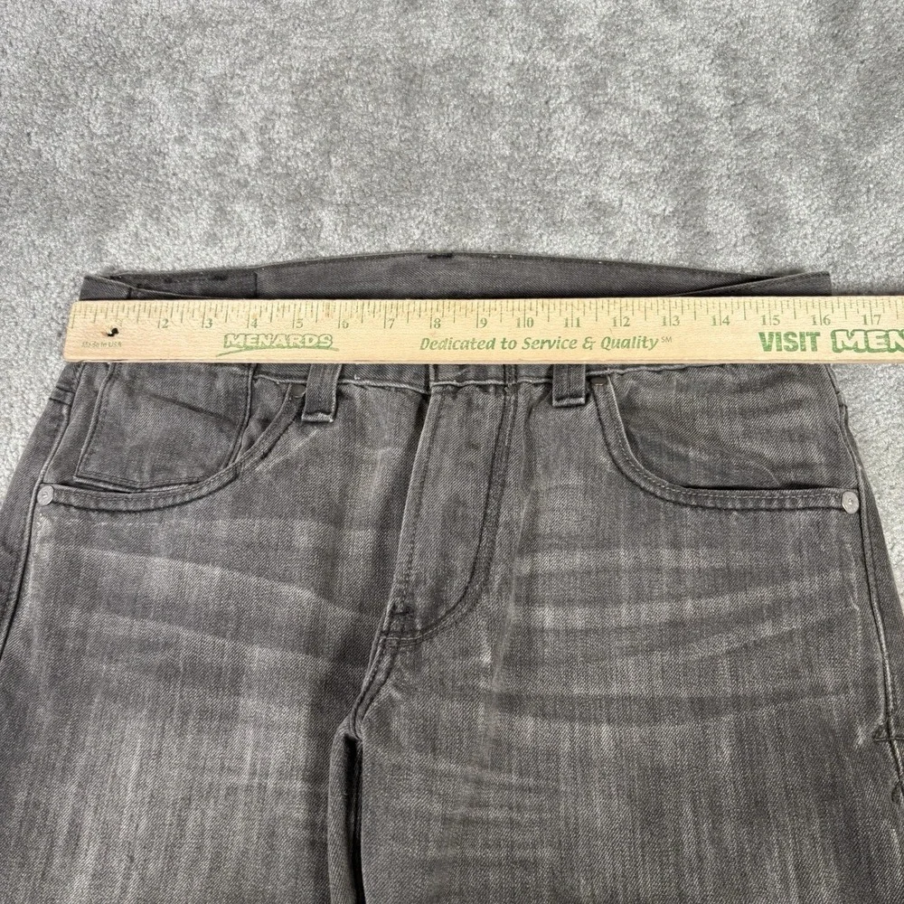 Vintage Levis 514 Jeans Mens 32x32 Slim Straight Gray Denim Flap Pockets Y2K